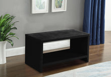 Load image into Gallery viewer, Cleo Black Velvet Night Stand