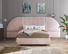 Load image into Gallery viewer, Cleo Pink Velvet King Bed (3 Boxes)