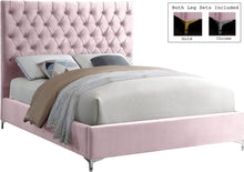 Load image into Gallery viewer, Cruz Pink Velvet Full Bed
