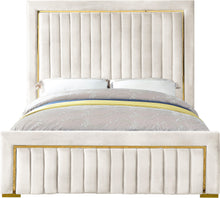 Load image into Gallery viewer, Dolce Cream Velvet King Bed (3 Boxes)