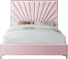 Load image into Gallery viewer, Eclipse Pink Velvet King Bed