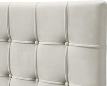 Load image into Gallery viewer, Elly Cream Velvet Full Bed