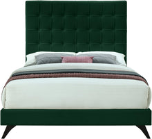 Load image into Gallery viewer, Elly Green Velvet Full Bed