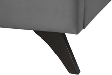 Load image into Gallery viewer, Elly Grey Velvet Queen Bed