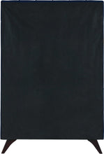 Load image into Gallery viewer, Elly Navy Velvet Twin Bed
