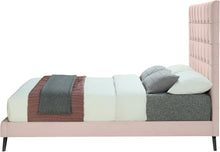 Load image into Gallery viewer, Elly Pink Velvet King Bed