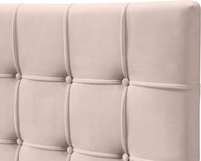 Load image into Gallery viewer, Elly Pink Velvet King Bed