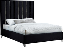 Load image into Gallery viewer, Enzo Black Velvet King Bed