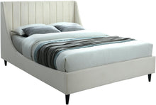 Load image into Gallery viewer, Eva Cream Velvet King Bed