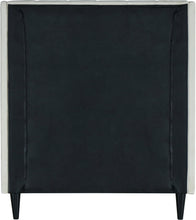 Load image into Gallery viewer, Eva Cream Velvet Twin Bed