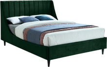Load image into Gallery viewer, Eva Green Velvet Queen Bed