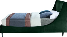 Load image into Gallery viewer, Eva Green Velvet Queen Bed