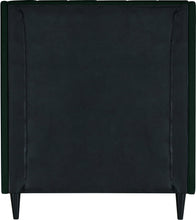 Load image into Gallery viewer, Eva Green Velvet Twin Bed