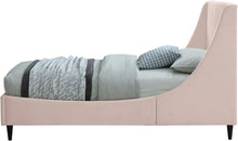 Load image into Gallery viewer, Eva Pink Velvet Twin Bed