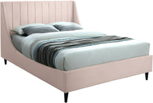 Load image into Gallery viewer, Eva Pink Velvet Full Bed