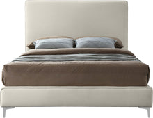 Load image into Gallery viewer, Geri Cream Velvet King Bed