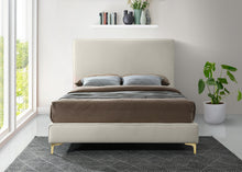 Load image into Gallery viewer, Geri Cream Velvet Full Bed