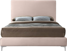 Load image into Gallery viewer, Geri Pink Velvet Full Bed