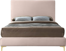 Load image into Gallery viewer, Geri Pink Velvet Full Bed