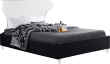 Load image into Gallery viewer, Ghost Black Velvet Queen Bed