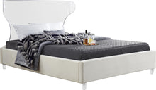 Load image into Gallery viewer, Ghost Cream Velvet Queen Bed