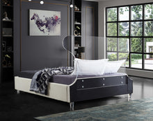 Load image into Gallery viewer, Ghost Cream Velvet Queen Bed