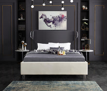 Load image into Gallery viewer, Ghost Cream Velvet King Bed