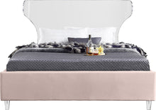 Load image into Gallery viewer, Ghost Pink Velvet Queen Bed