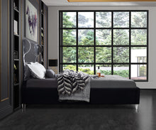 Load image into Gallery viewer, Ghost Black Velvet King Bed