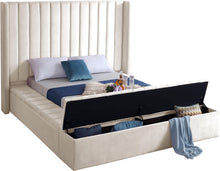 Load image into Gallery viewer, Kiki Cream Velvet Full Bed (3 Boxes)