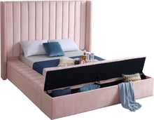 Load image into Gallery viewer, Kiki Pink Velvet Full Bed (3 Boxes)