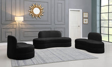 Load image into Gallery viewer, Mitzy Black Velvet Chair