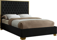Load image into Gallery viewer, Lana Black Velvet Full Bed
