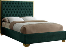 Load image into Gallery viewer, Lana Green Velvet King Bed