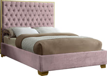 Load image into Gallery viewer, Lana Pink Velvet King Bed