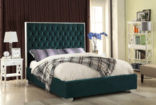 Load image into Gallery viewer, Lexi Green Velvet Full Bed