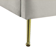 Load image into Gallery viewer, Lily Cream Velvet King Bed