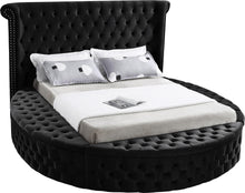 Load image into Gallery viewer, Luxus Black Velvet King Bed (3 Boxes)