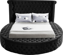 Load image into Gallery viewer, Luxus Black Velvet King Bed (3 Boxes)