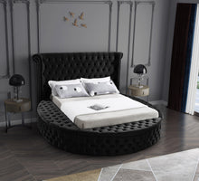 Load image into Gallery viewer, Luxus Black Velvet Full Bed (3 Boxes)