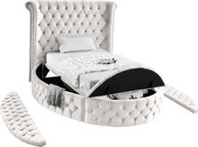 Load image into Gallery viewer, Luxus Cream Velvet Twin Bed (3 Boxes)