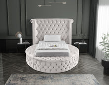 Load image into Gallery viewer, Luxus Cream Velvet Twin Bed (3 Boxes)