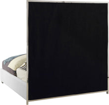 Load image into Gallery viewer, Milan White Faux Leather King Bed