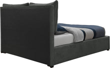 Load image into Gallery viewer, Misha Pepper Black Polyester Fabric Queen Bed (3 Boxes)