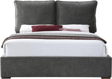 Load image into Gallery viewer, Misha Pepper Black Polyester Fabric Queen Bed (3 Boxes)