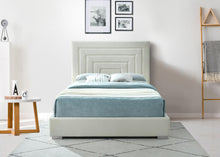 Load image into Gallery viewer, Nora Cream Velvet Full Bed