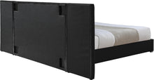 Load image into Gallery viewer, Pablo Black Velvet Queen Bed