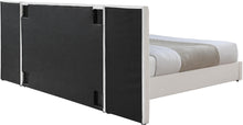 Load image into Gallery viewer, Pablo Cream Velvet Queen Bed