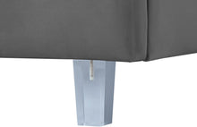 Load image into Gallery viewer, Rainbow Grey Velvet King Bed