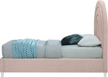 Load image into Gallery viewer, Rainbow Pink Velvet Twin Bed